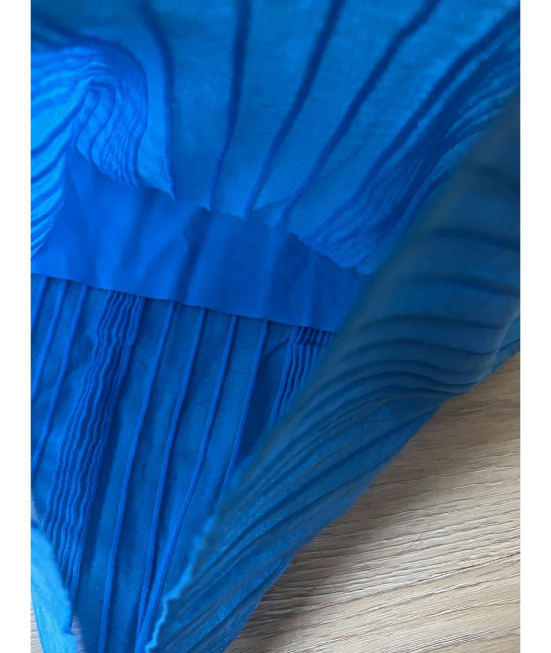 PINKO Голубой вискозный сарафан, фото 3