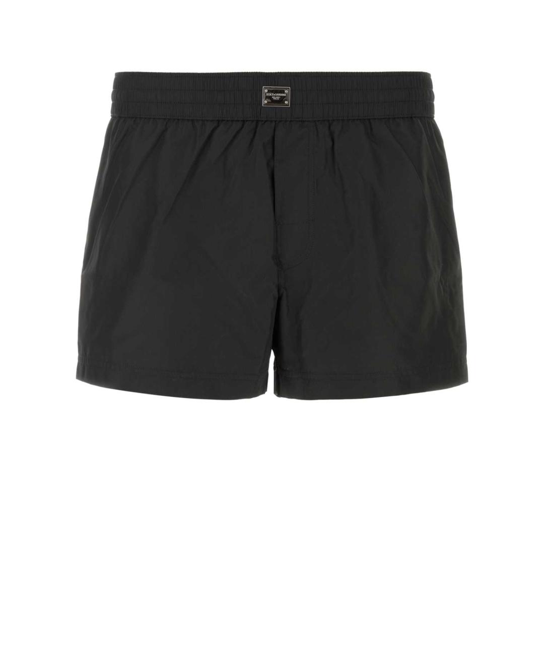 DOLCE&GABBANA Черные полиэстеровые плавки, фото 1
