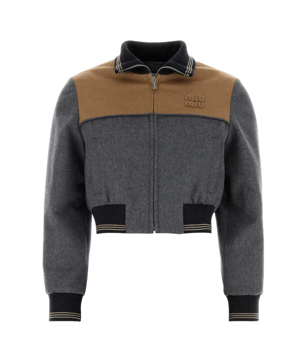 MIU MIU Мульти шерстяная куртка, фото 1