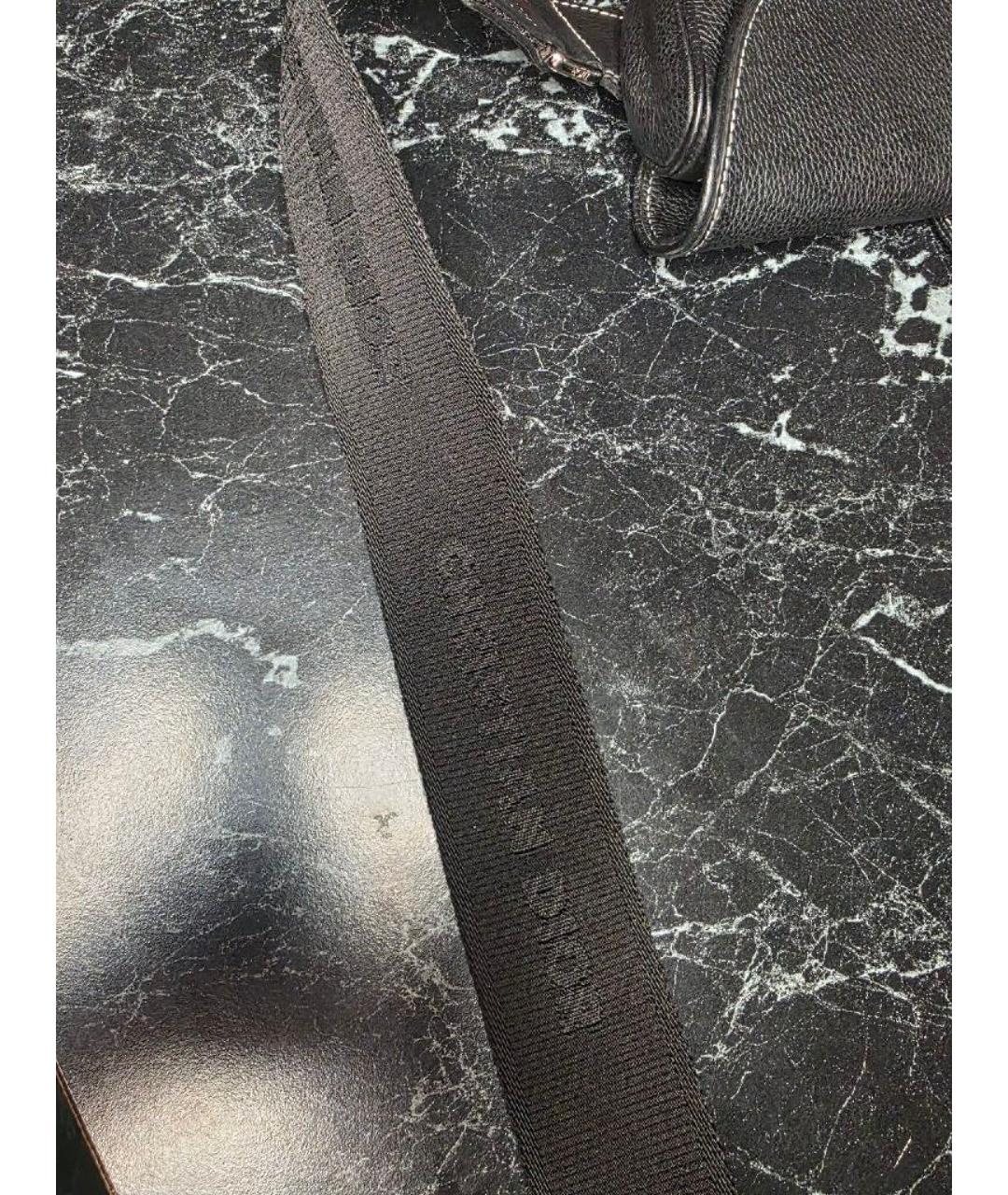 CHRISTIAN DIOR Черная кожаная барсетка, фото 6