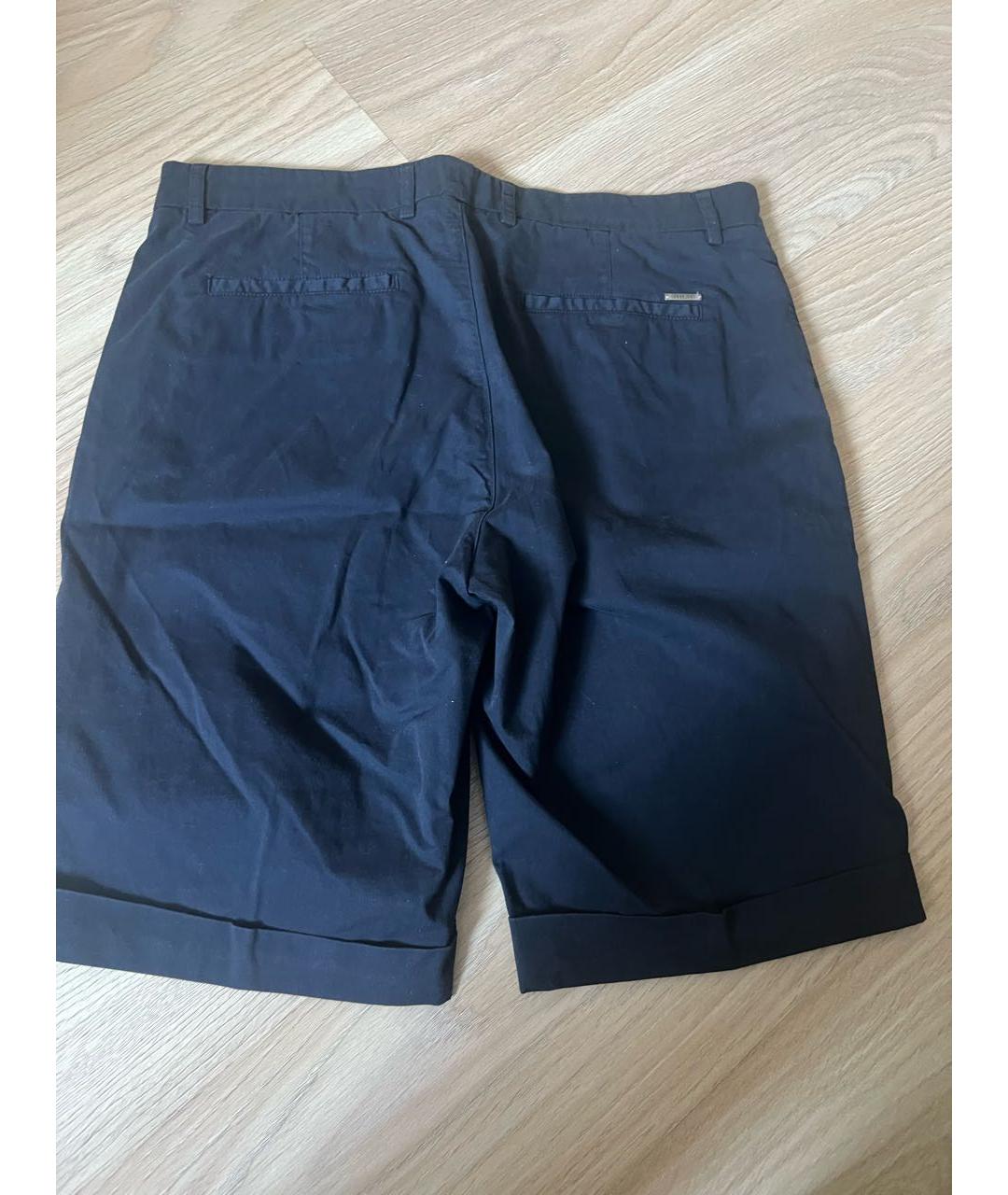 PESERICO Темно-синие хлопковые шорты, фото 3