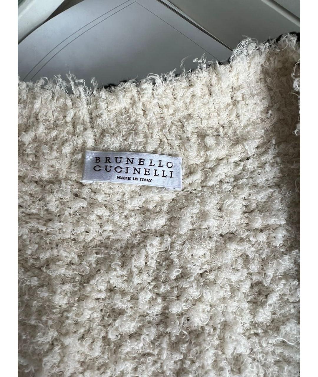 BRUNELLO CUCINELLI Бежевый кардиган, фото 5