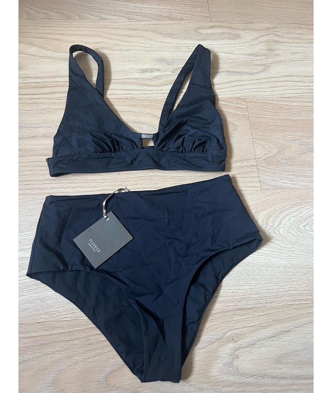 PESERICO Черный вискозный купальник, фото 7