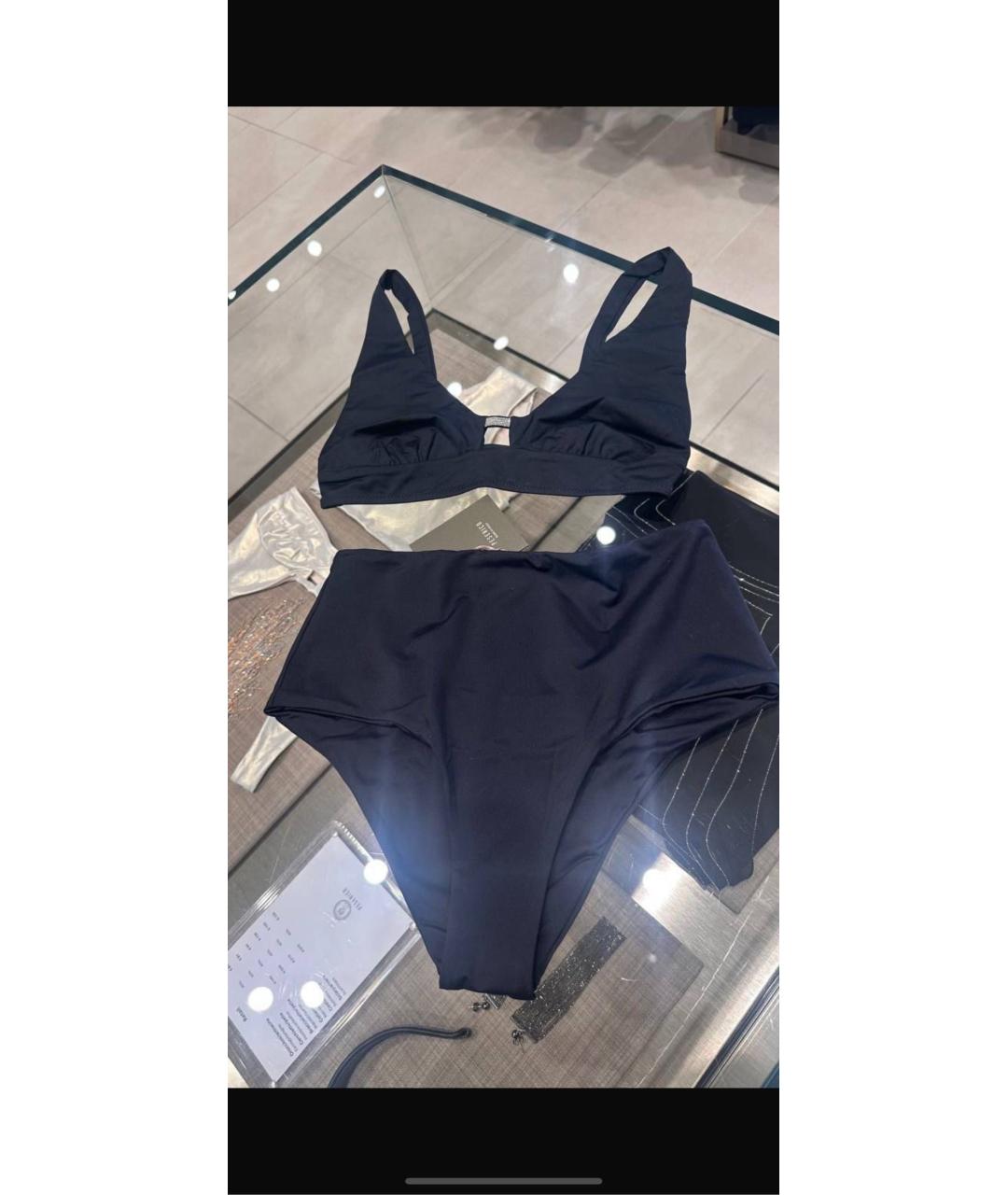 PESERICO Черный вискозный купальник, фото 6