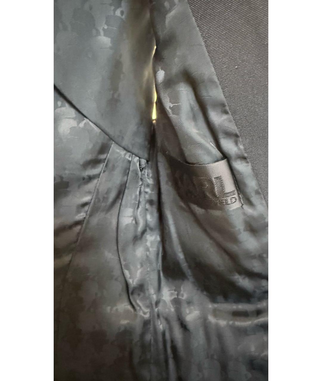 KARL LAGERFELD Черный жилет, фото 3