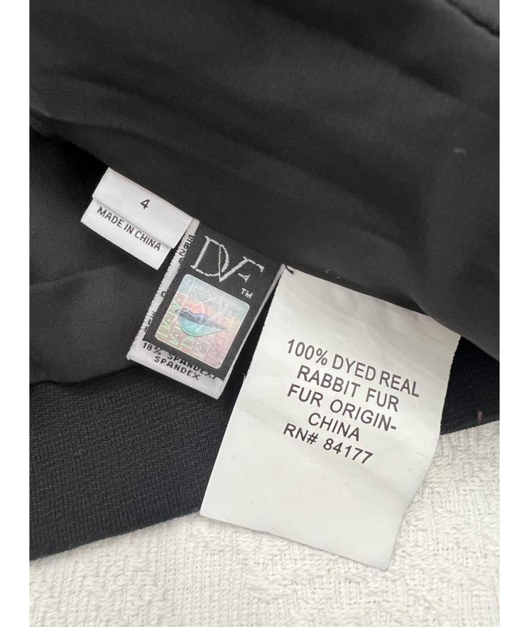 DIANE VON FURSTENBERG Черная шерстяная куртка, фото 3