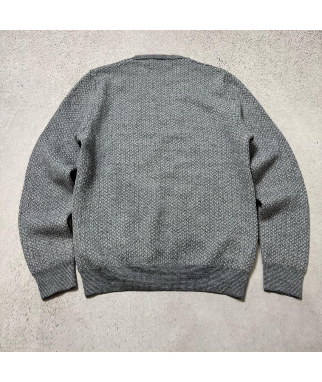 TESTONI Серый шерстяной джемпер / свитер, фото 2