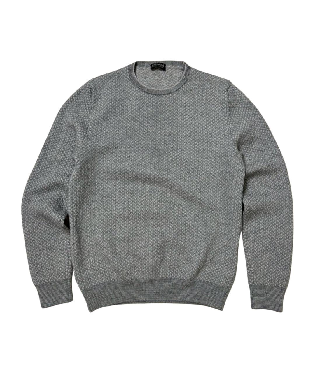 TESTONI Серый шерстяной джемпер / свитер, фото 1