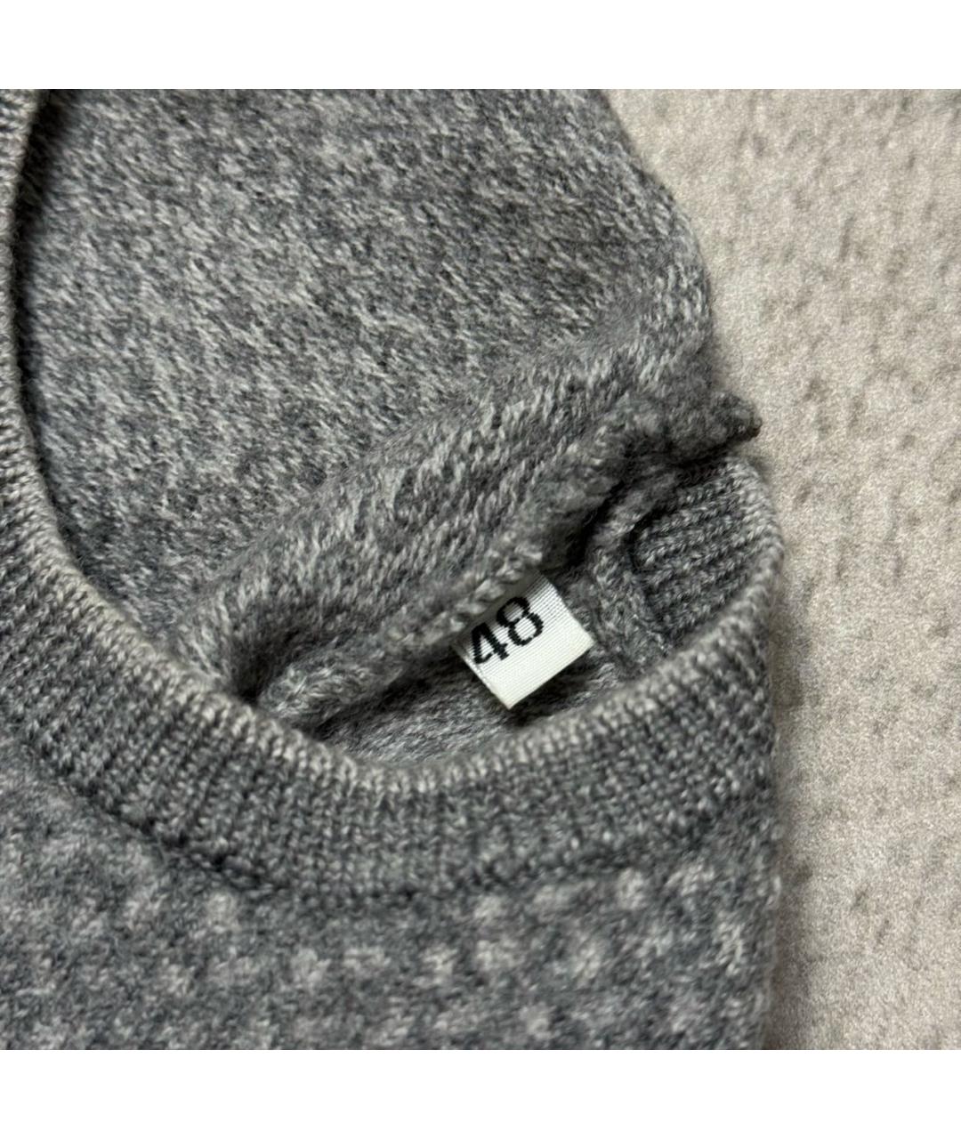 TESTONI Серый шерстяной джемпер / свитер, фото 5