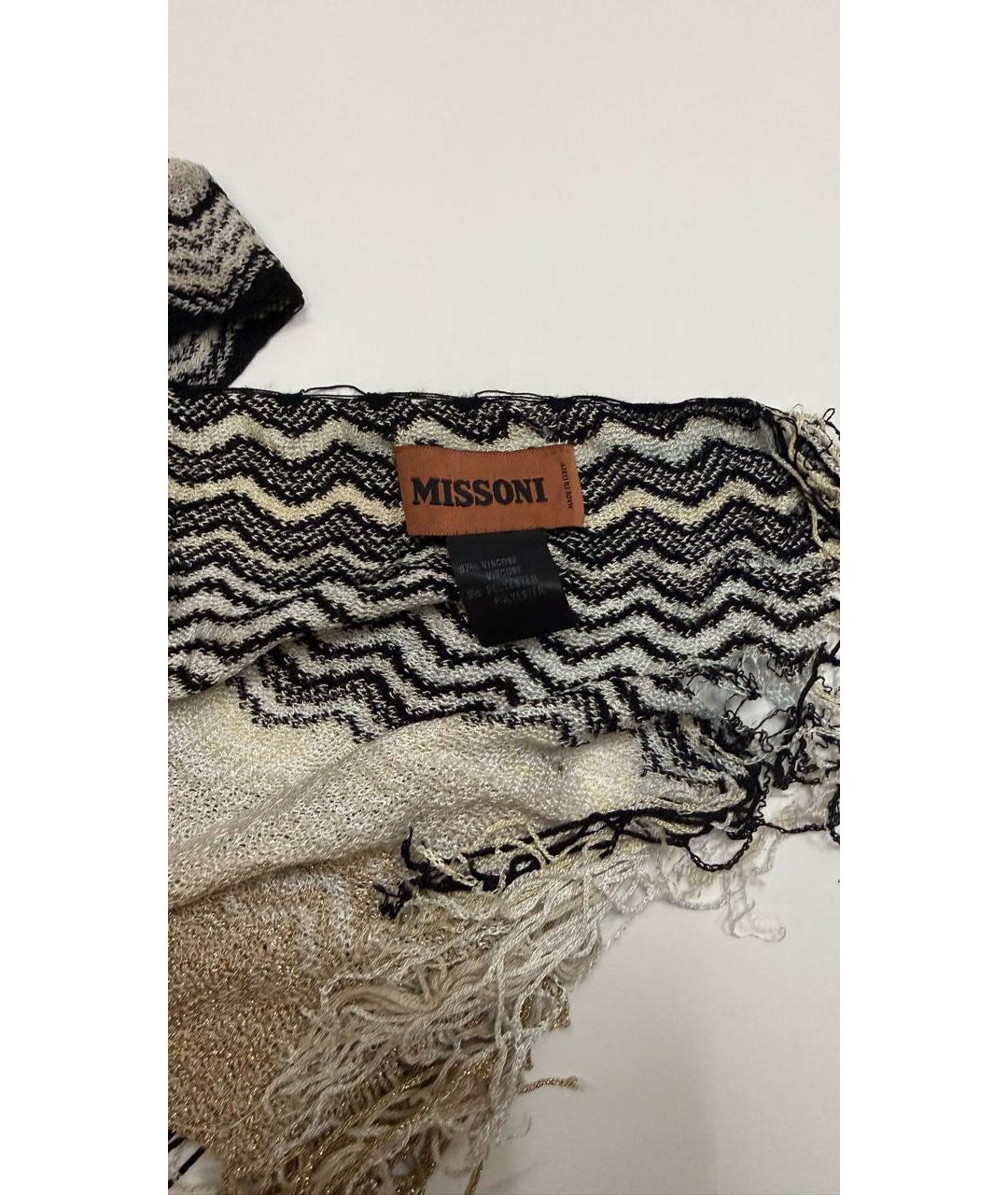 MISSONI Мульти хлопковый шарф, фото 3