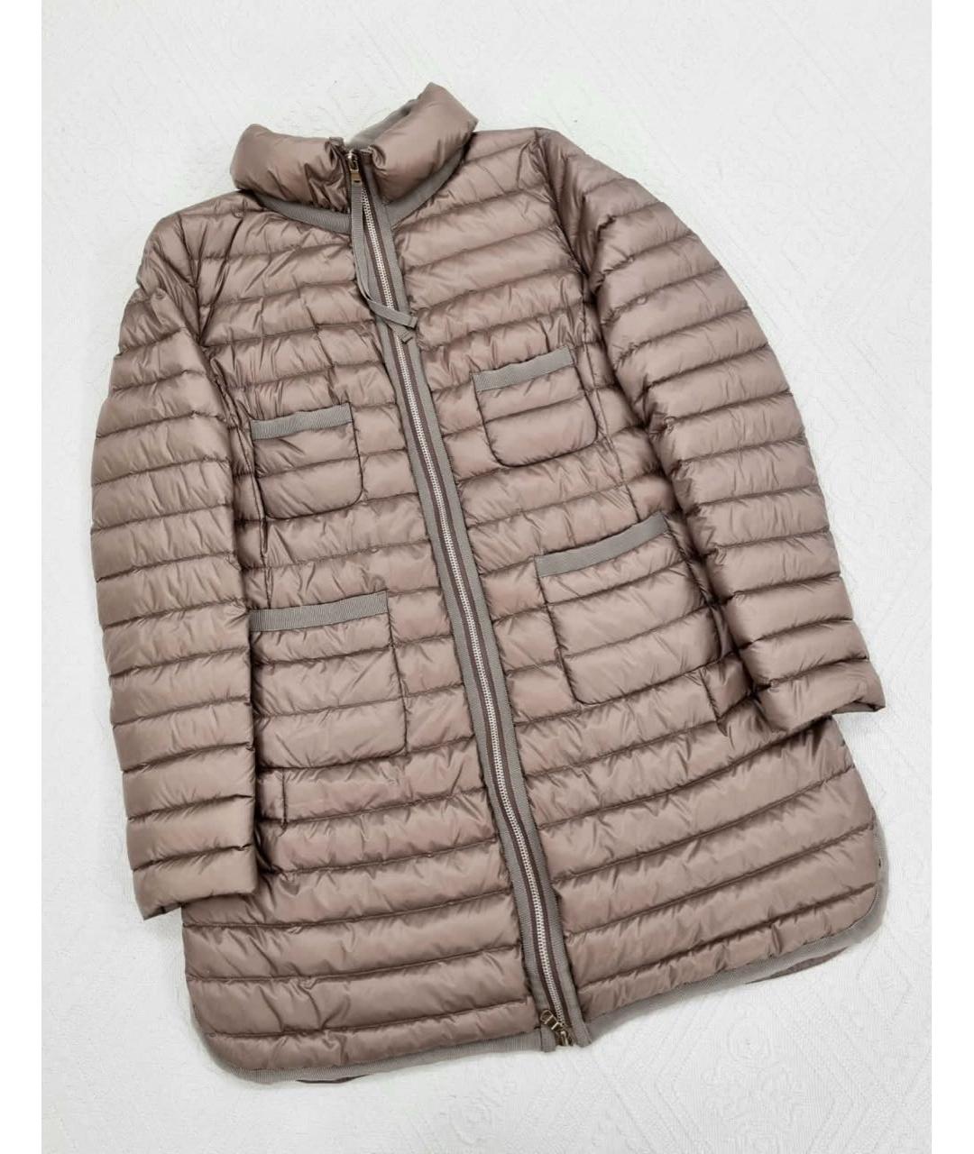 MONCLER Коричневая куртка, фото 9