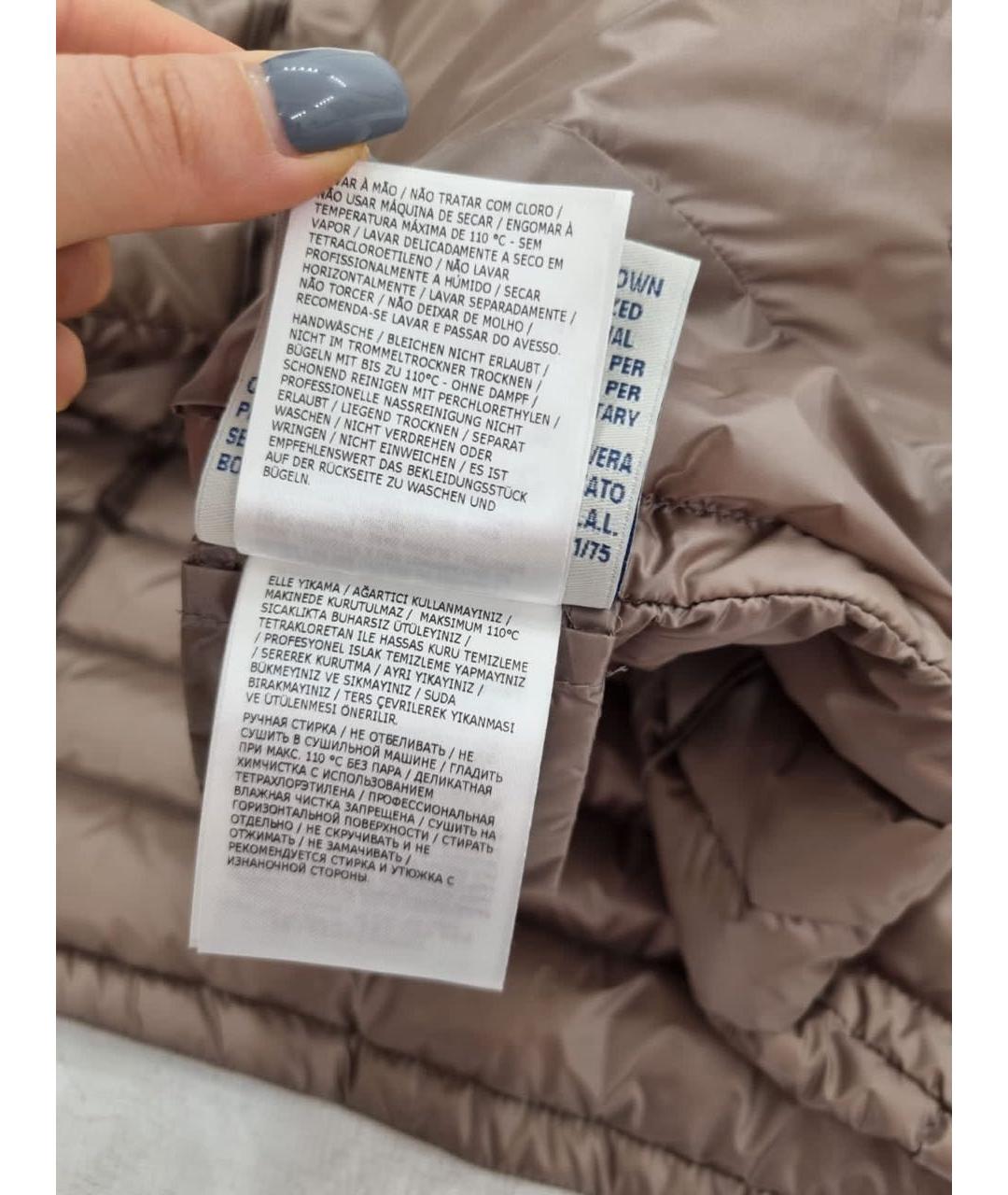 MONCLER Коричневая куртка, фото 8
