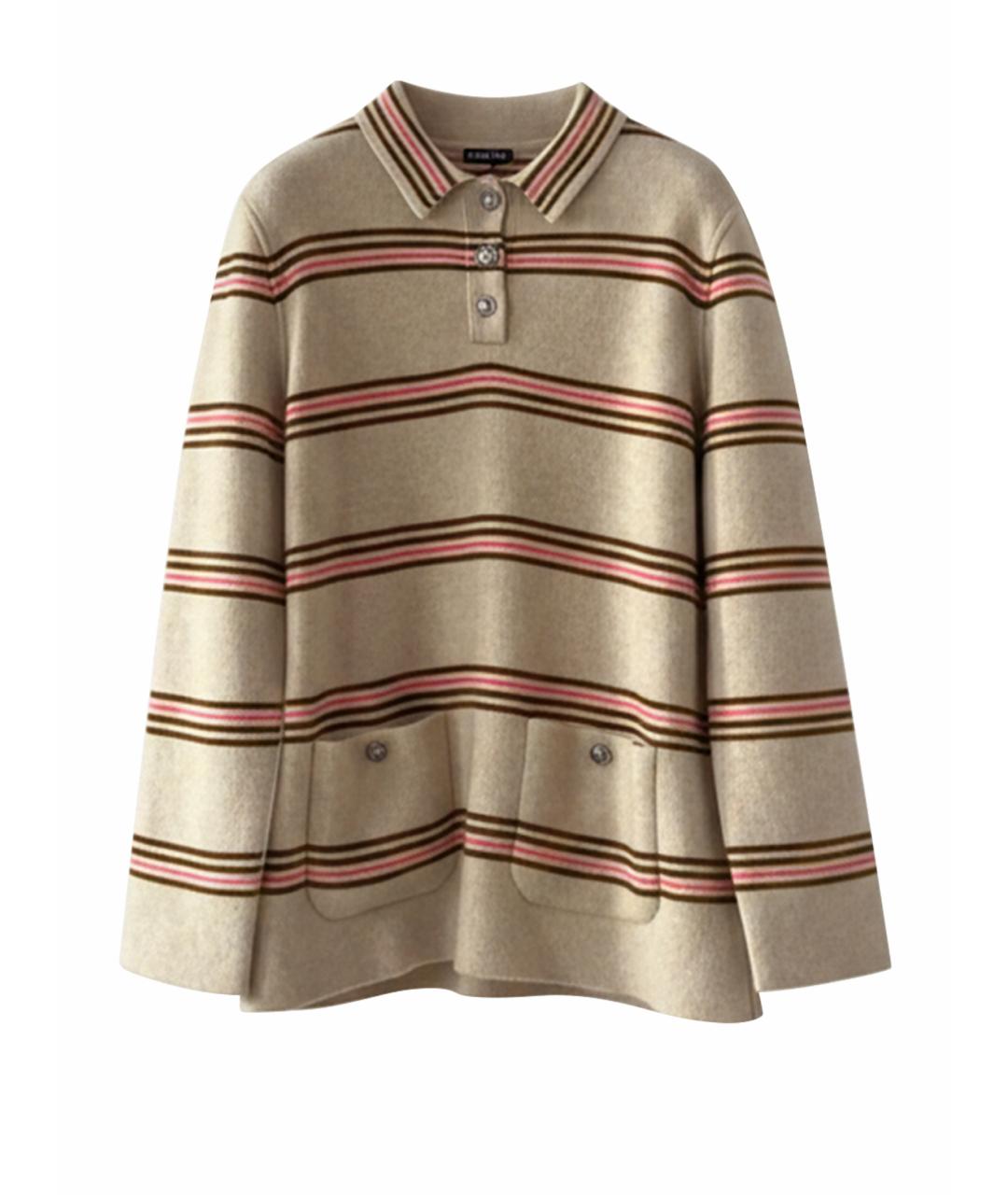 CHANEL Коричневый кашемировый кардиган, фото 1