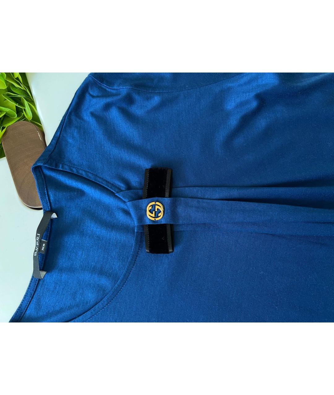 GUCCI Синяя футболка, фото 6