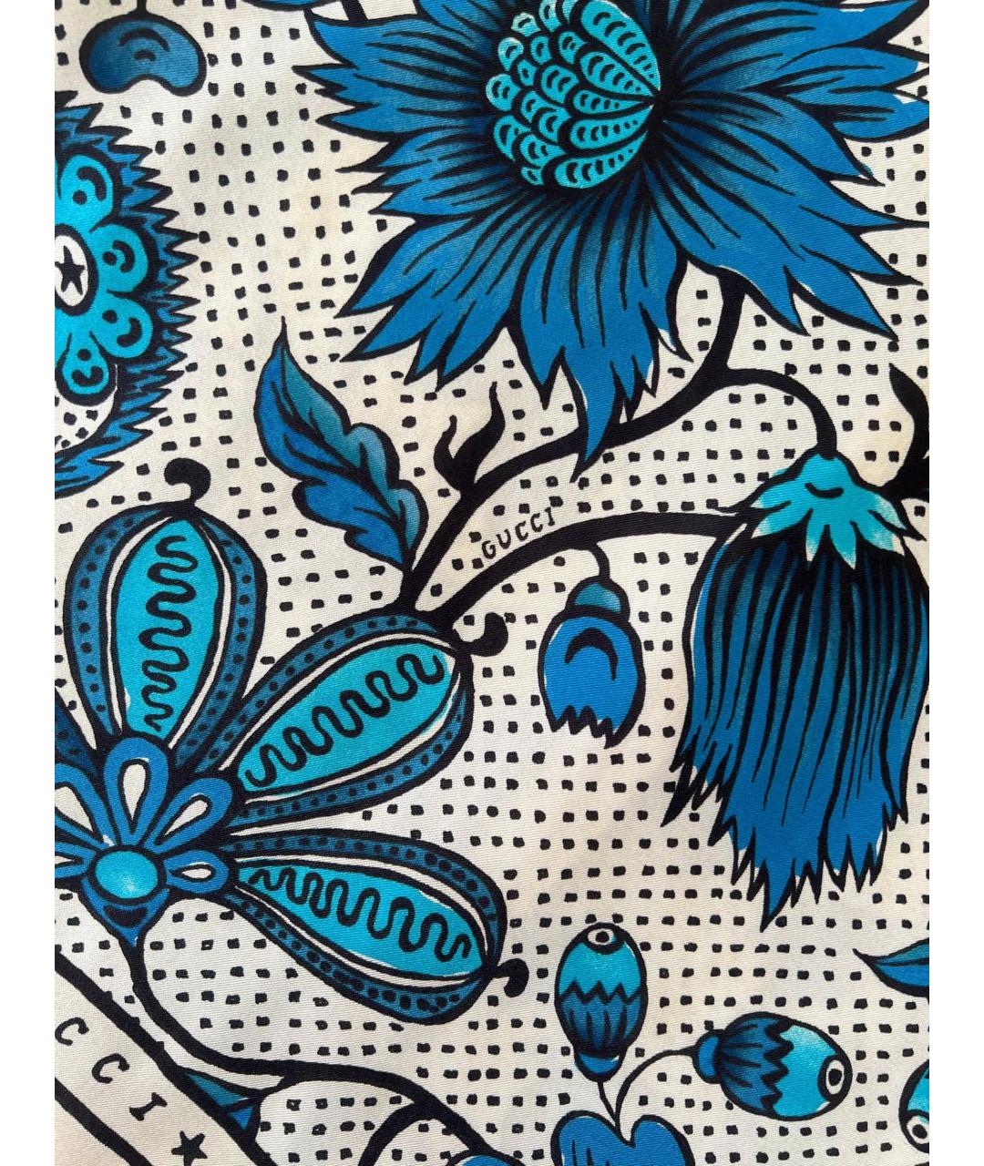 GUCCI Синее повседневное платье, фото 3