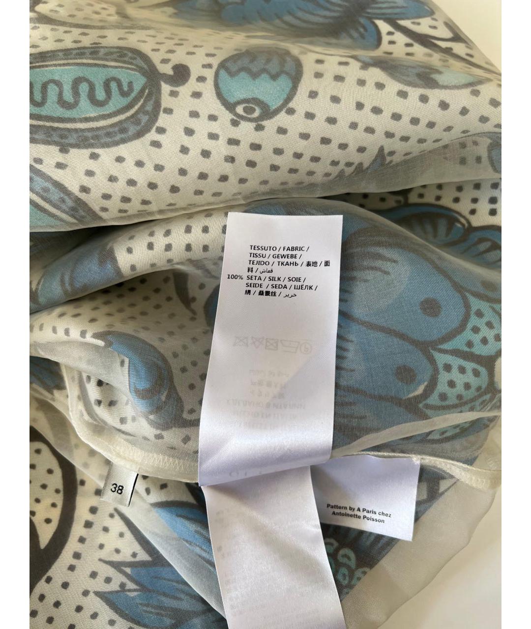 GUCCI Синее повседневное платье, фото 7