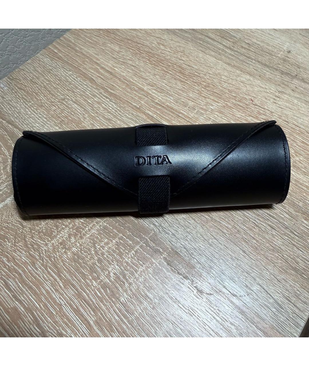 DITA Золотые металлические солнцезащитные очки, фото 4