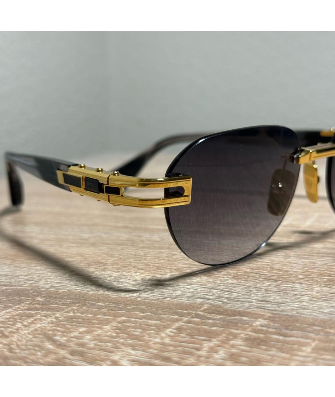 DITA Золотые металлические солнцезащитные очки, фото 3