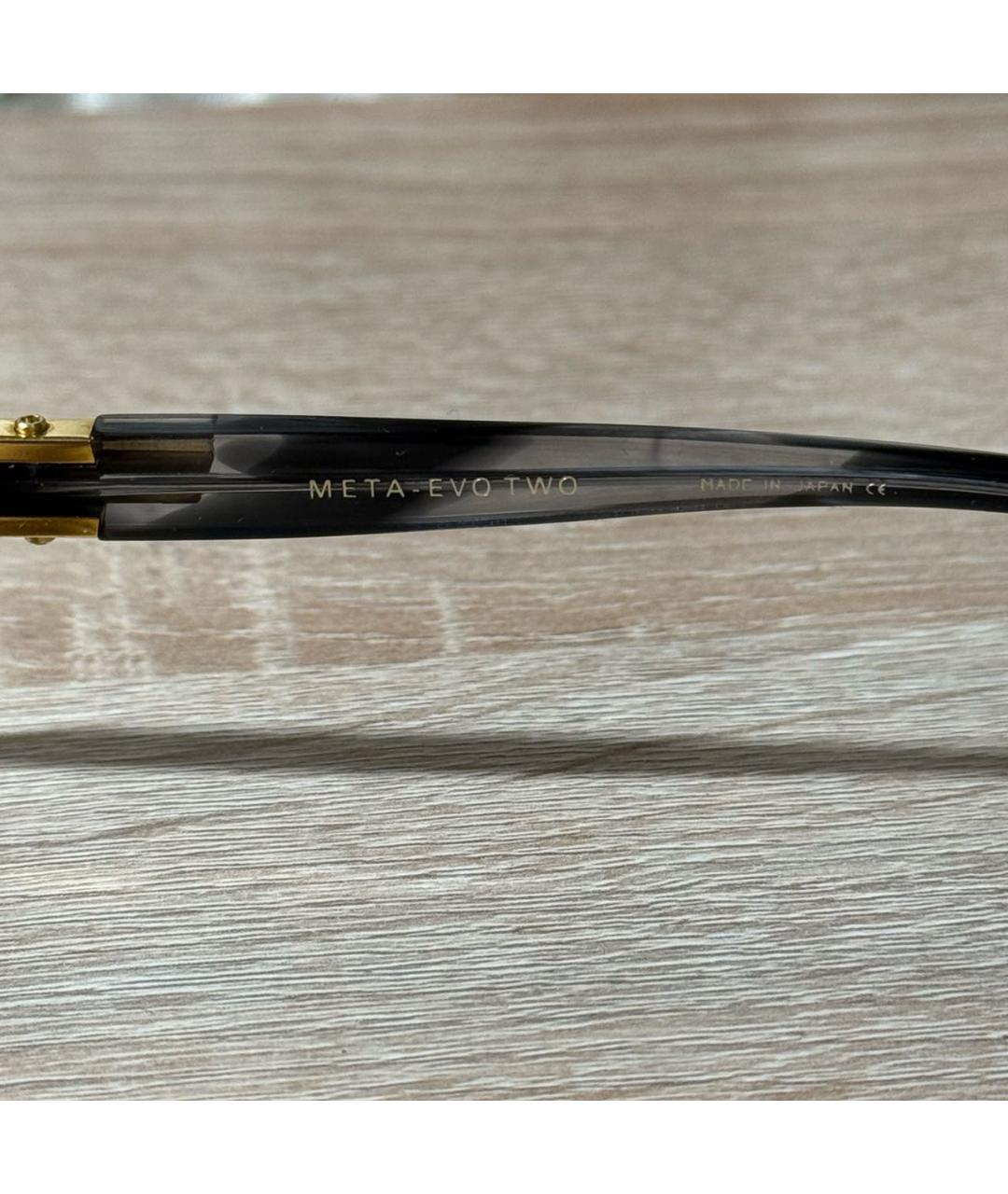 DITA Золотые металлические солнцезащитные очки, фото 6