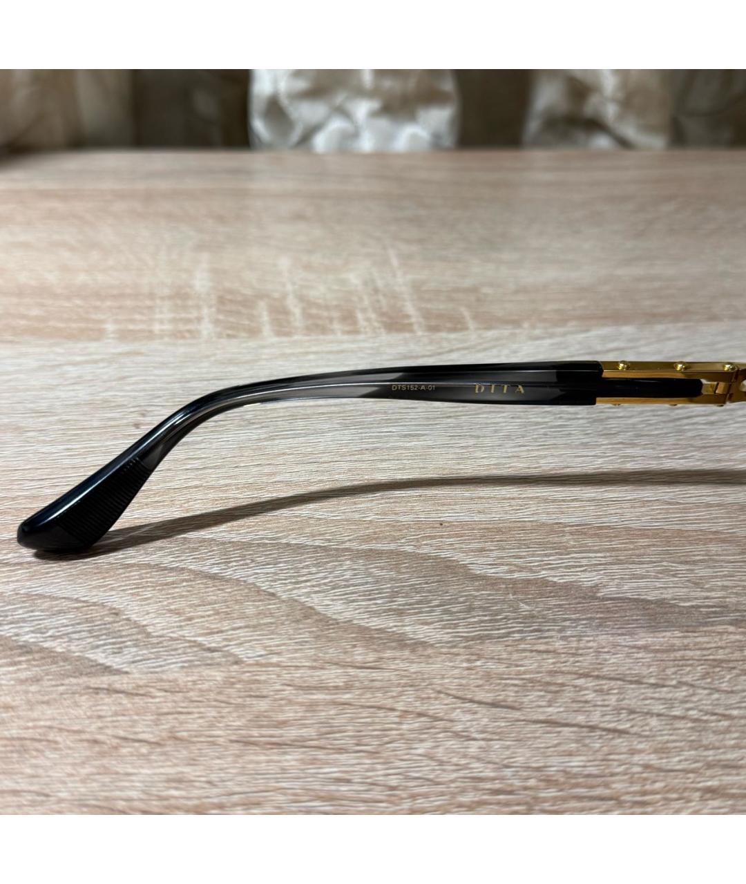 DITA Золотые металлические солнцезащитные очки, фото 5