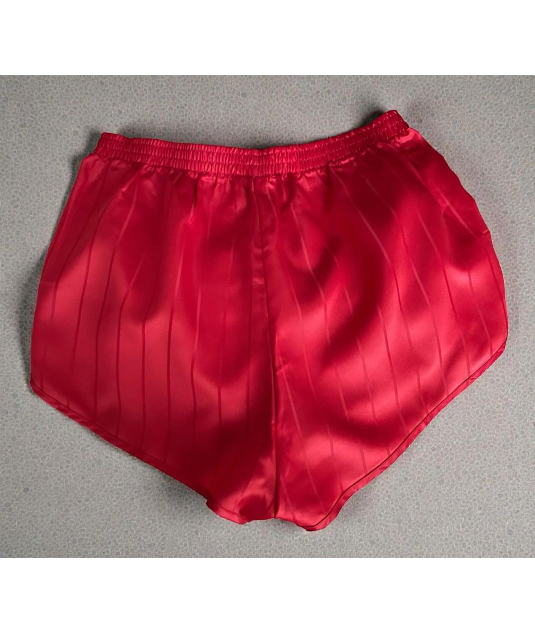 ADIDAS Красные полиамидовые спортивные брюки и шорты, фото 2