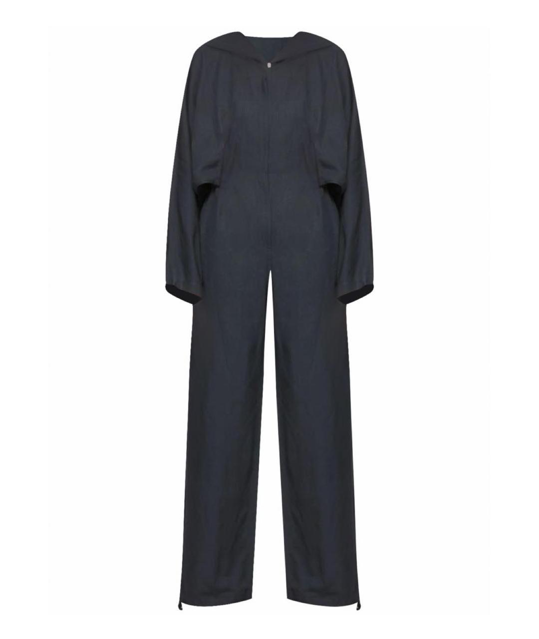 THE ROW Черный хлопковый комбинезон, фото 2