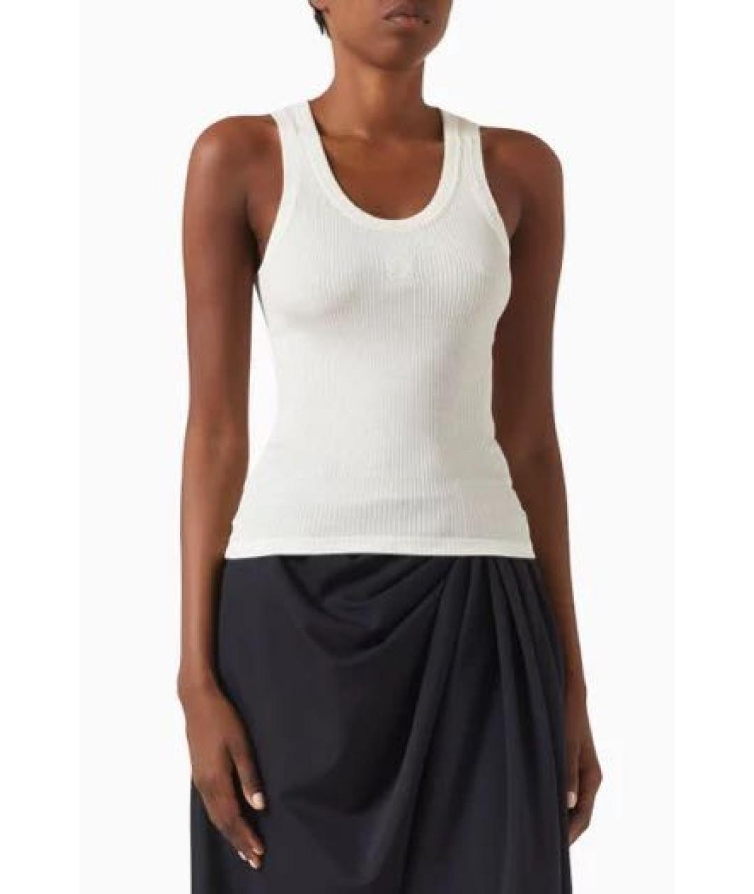 LOEWE Белая майка, фото 5