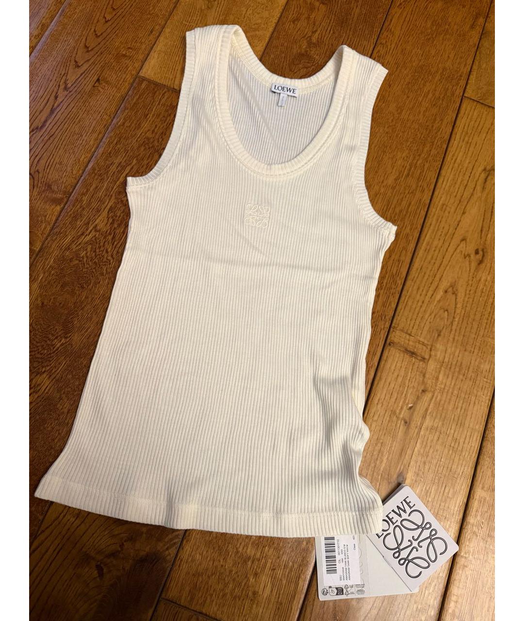 LOEWE Белая майка, фото 7