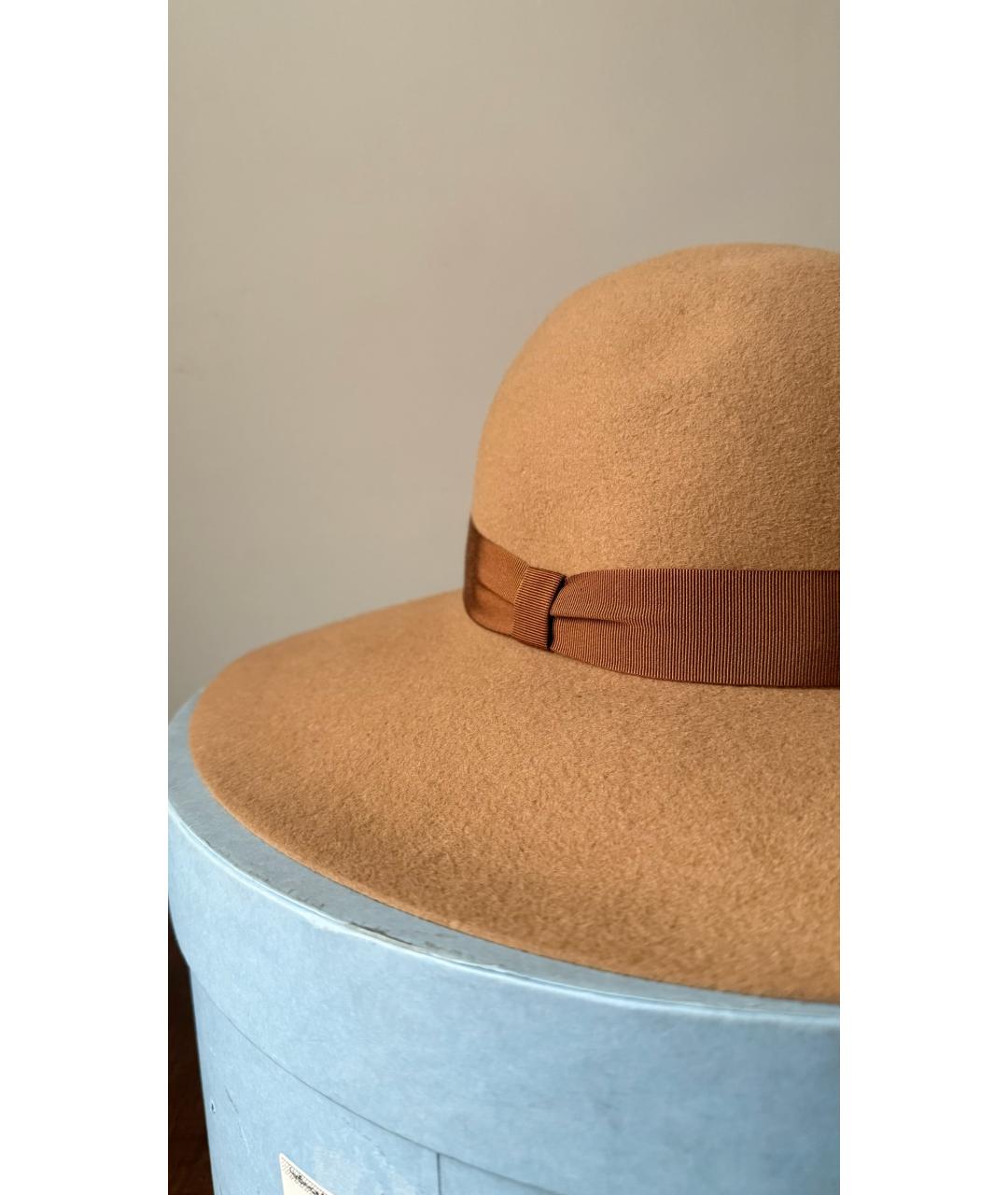 LANVIN Бежевая кашемировая шляпа, фото 2