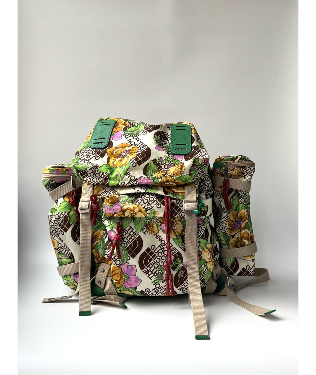 GUCCI Зеленый синтетический рюкзак, фото 9