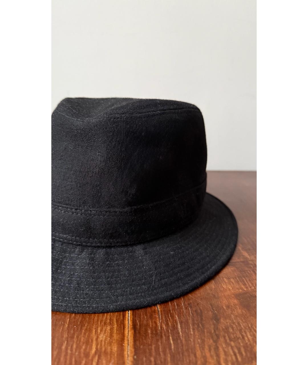 HERMES Черная шляпа, фото 2