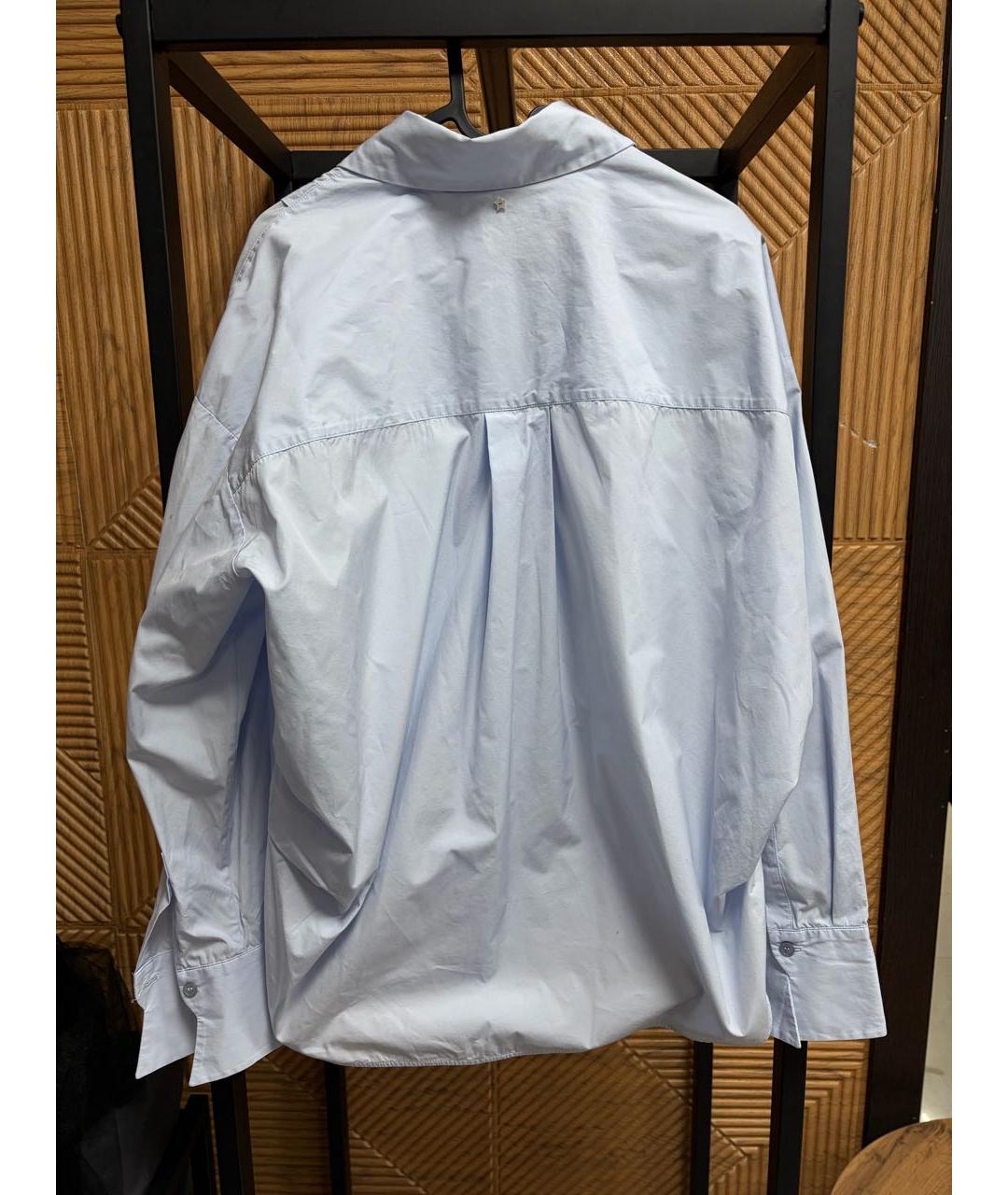 LORENA ANTONIAZZI Голубая хлопковая рубашка, фото 5