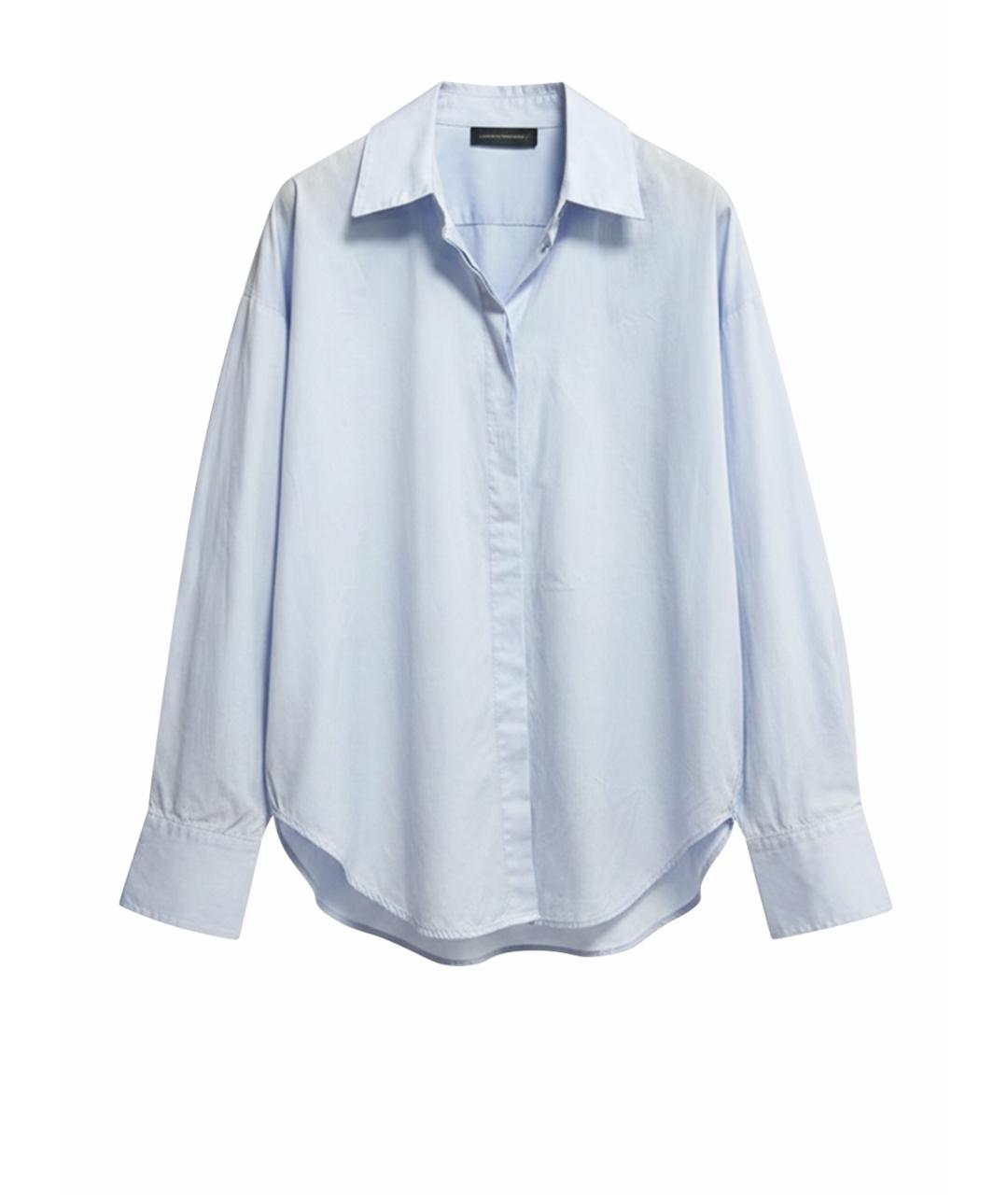 LORENA ANTONIAZZI Голубая хлопковая рубашка, фото 1