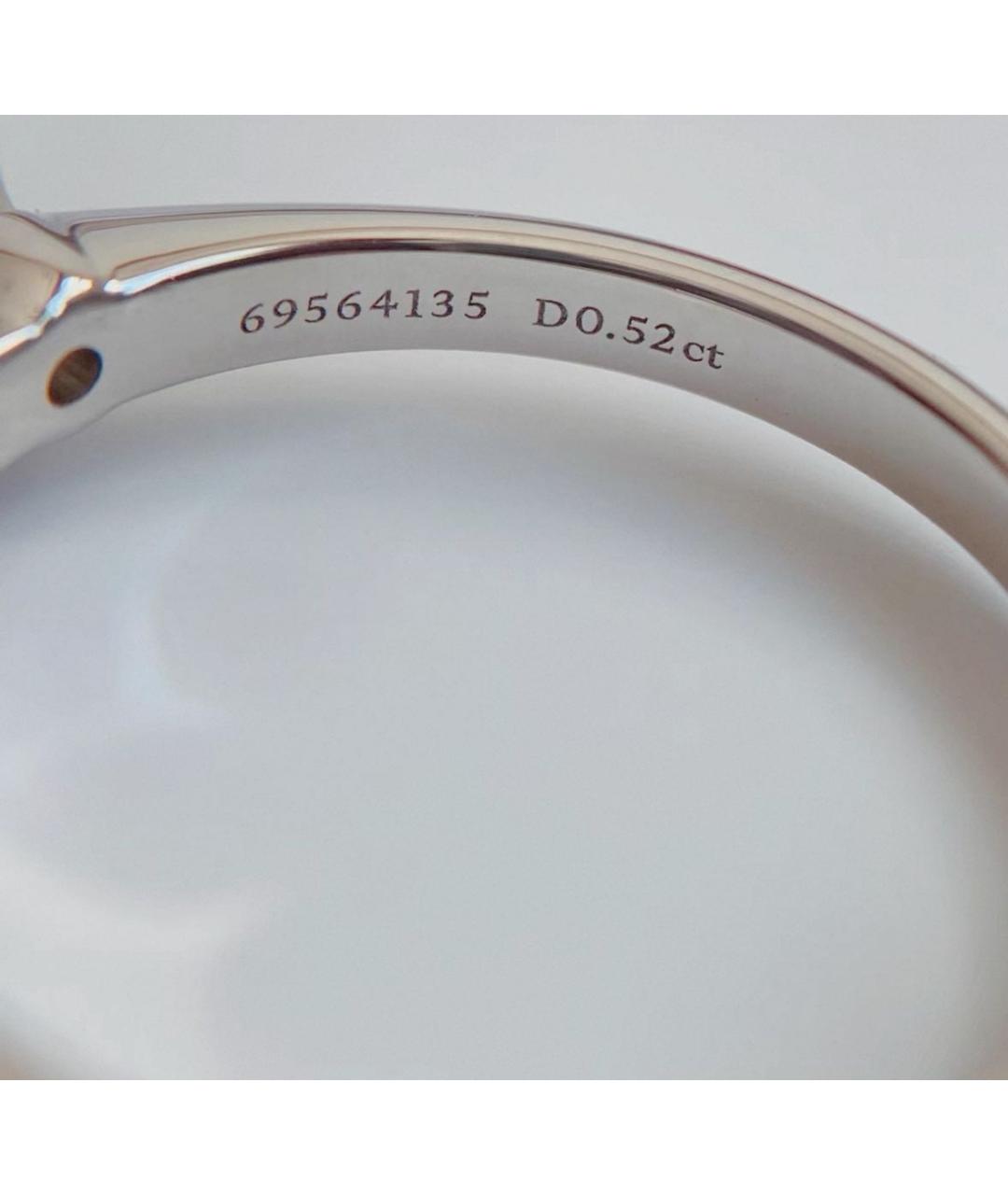 TIFFANY&CO Серебряное платиновое кольцо, фото 4