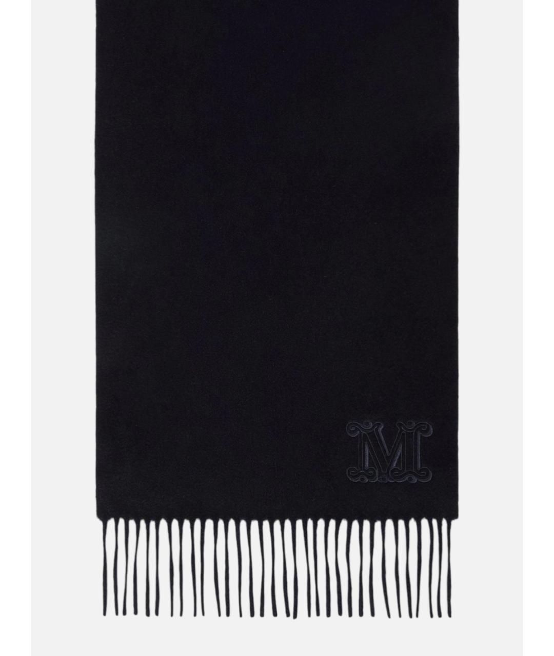 MAX MARA Темно-синий кашемировый шарф, фото 4