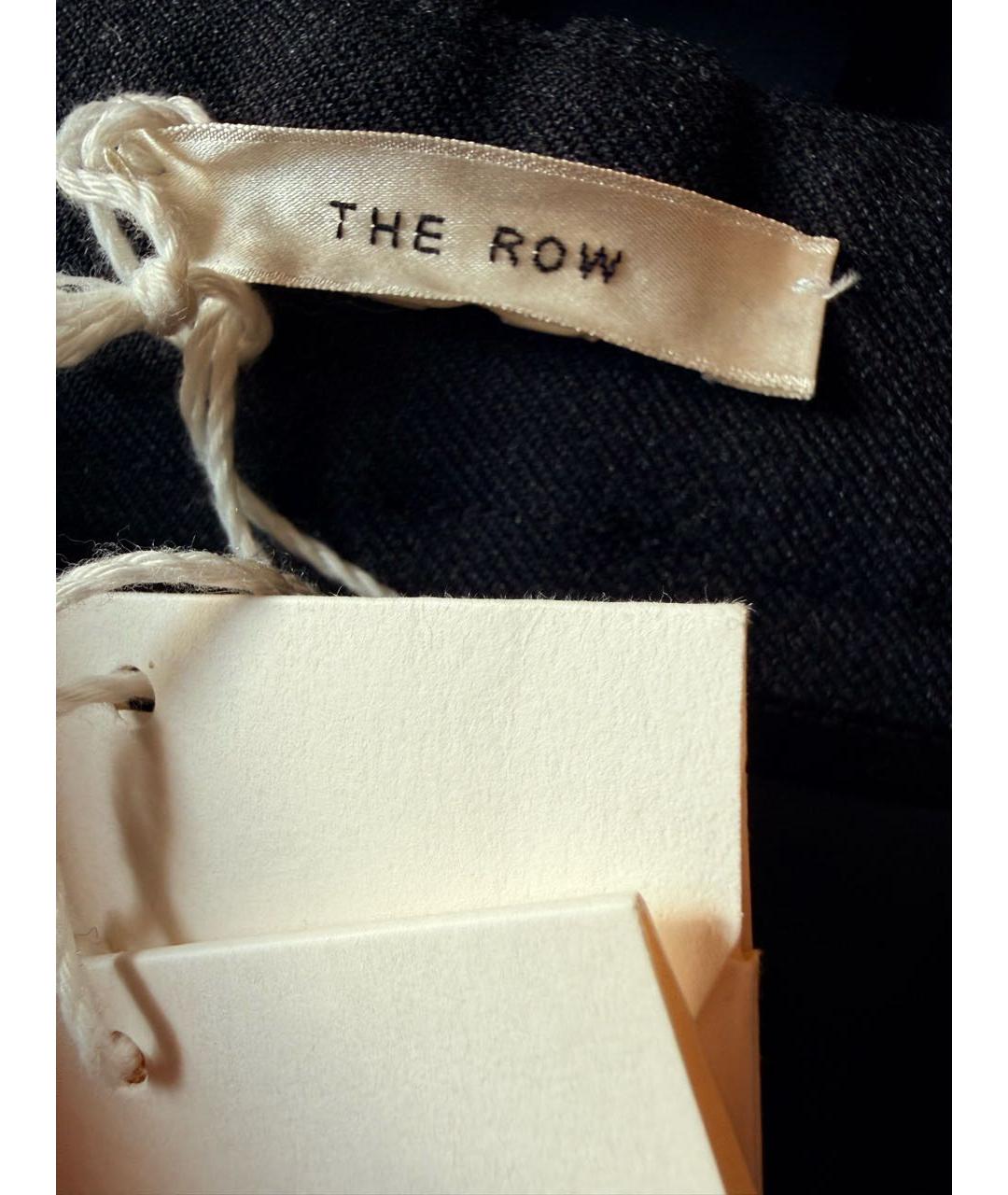 THE ROW Серая шерстяная юбка макси, фото 3