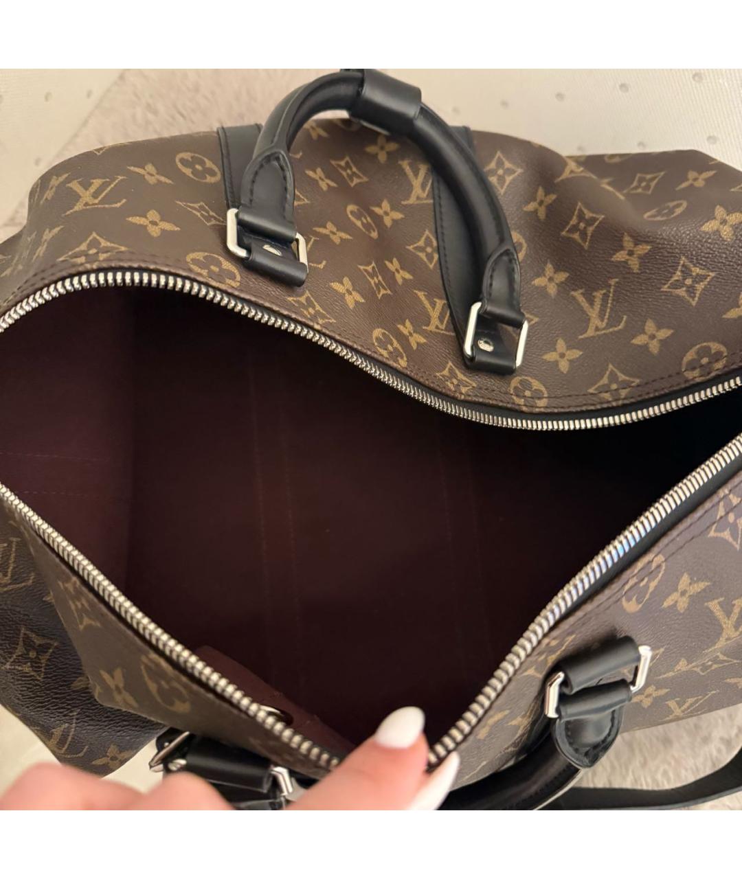 LOUIS VUITTON Коричневая дорожная/спортивная сумка, фото 3
