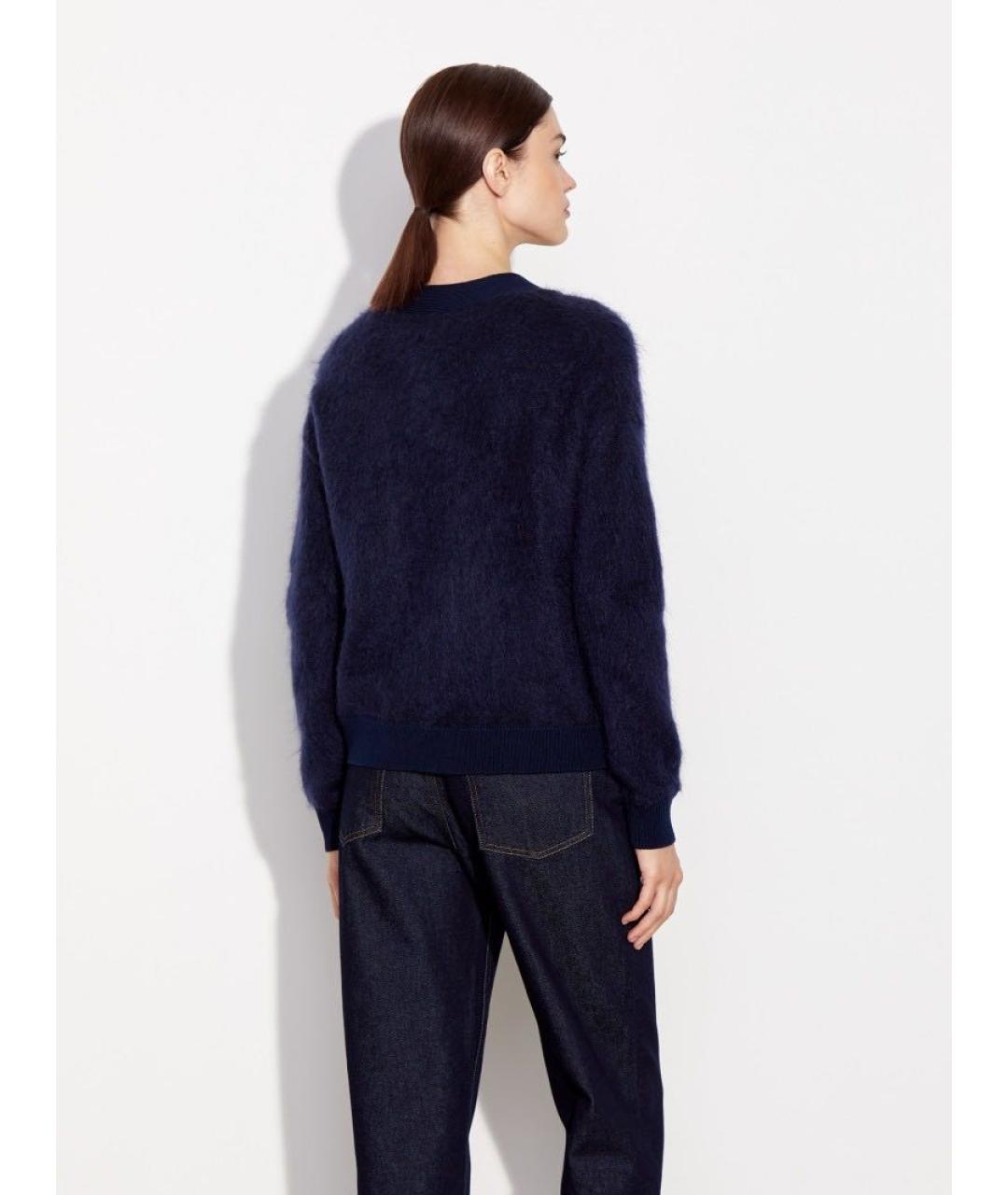 12 STOREEZ Темно-синий шерстяной кардиган, фото 3