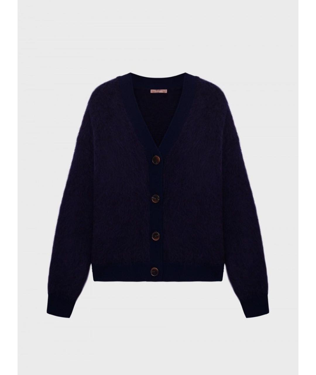 12 STOREEZ Темно-синий шерстяной кардиган, фото 9