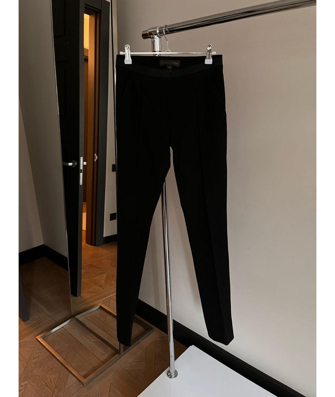 LOUIS VUITTON Черный шерстяной костюм с брюками, фото 3