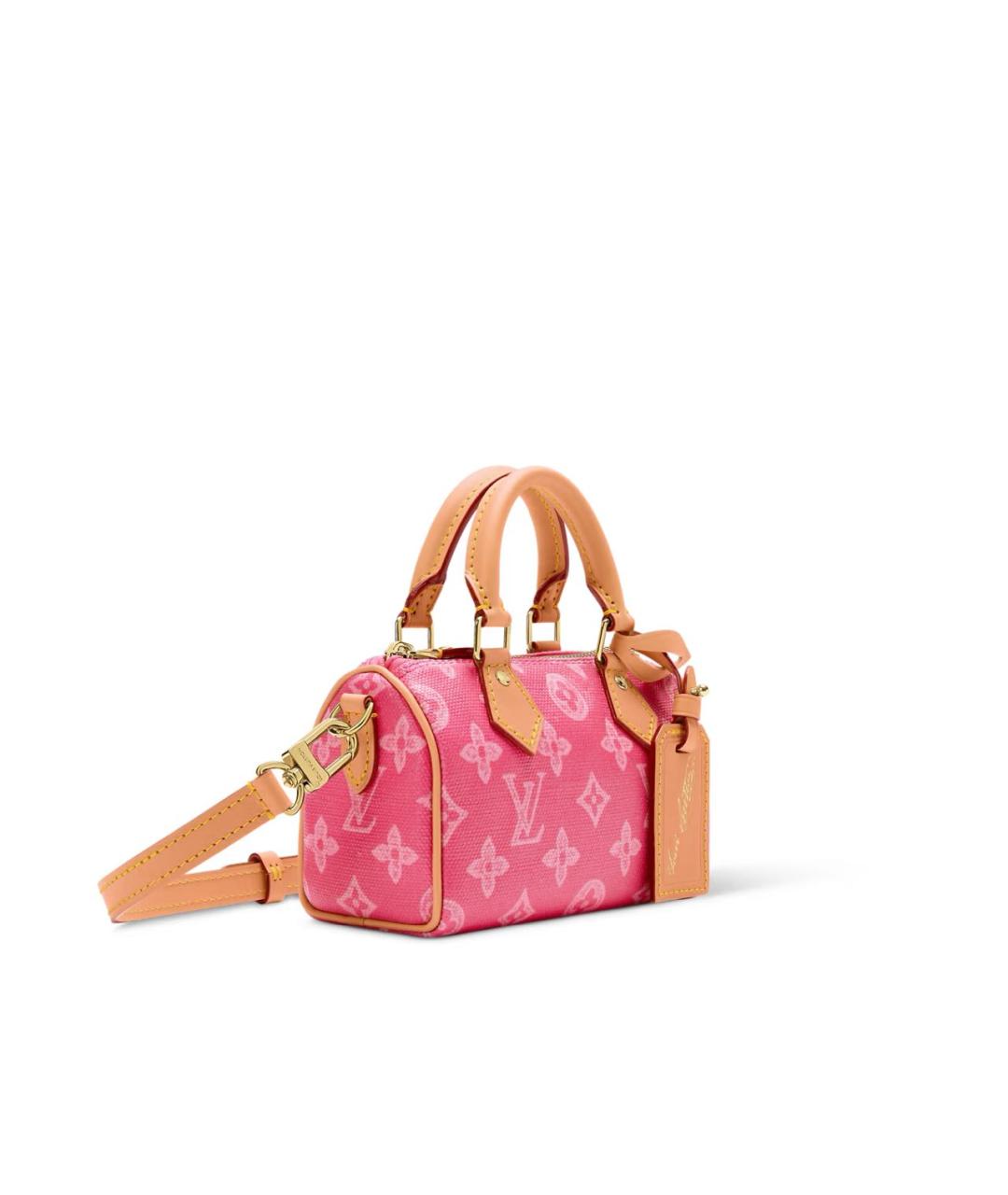 LOUIS VUITTON Розовая сумка с короткими ручками, фото 2