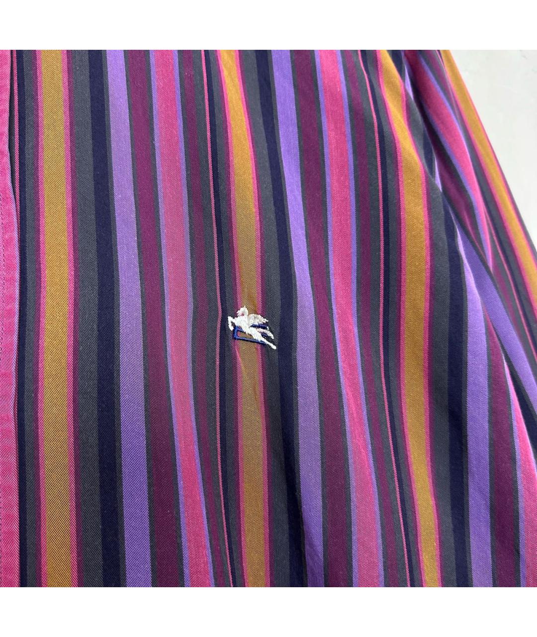 ETRO Мульти хлопко-шелковая кэжуал рубашка, фото 7