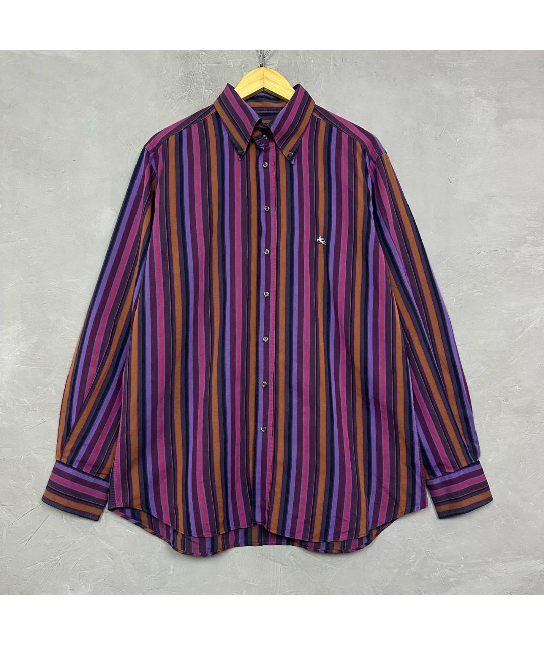 ETRO Мульти хлопко-шелковая кэжуал рубашка, фото 9