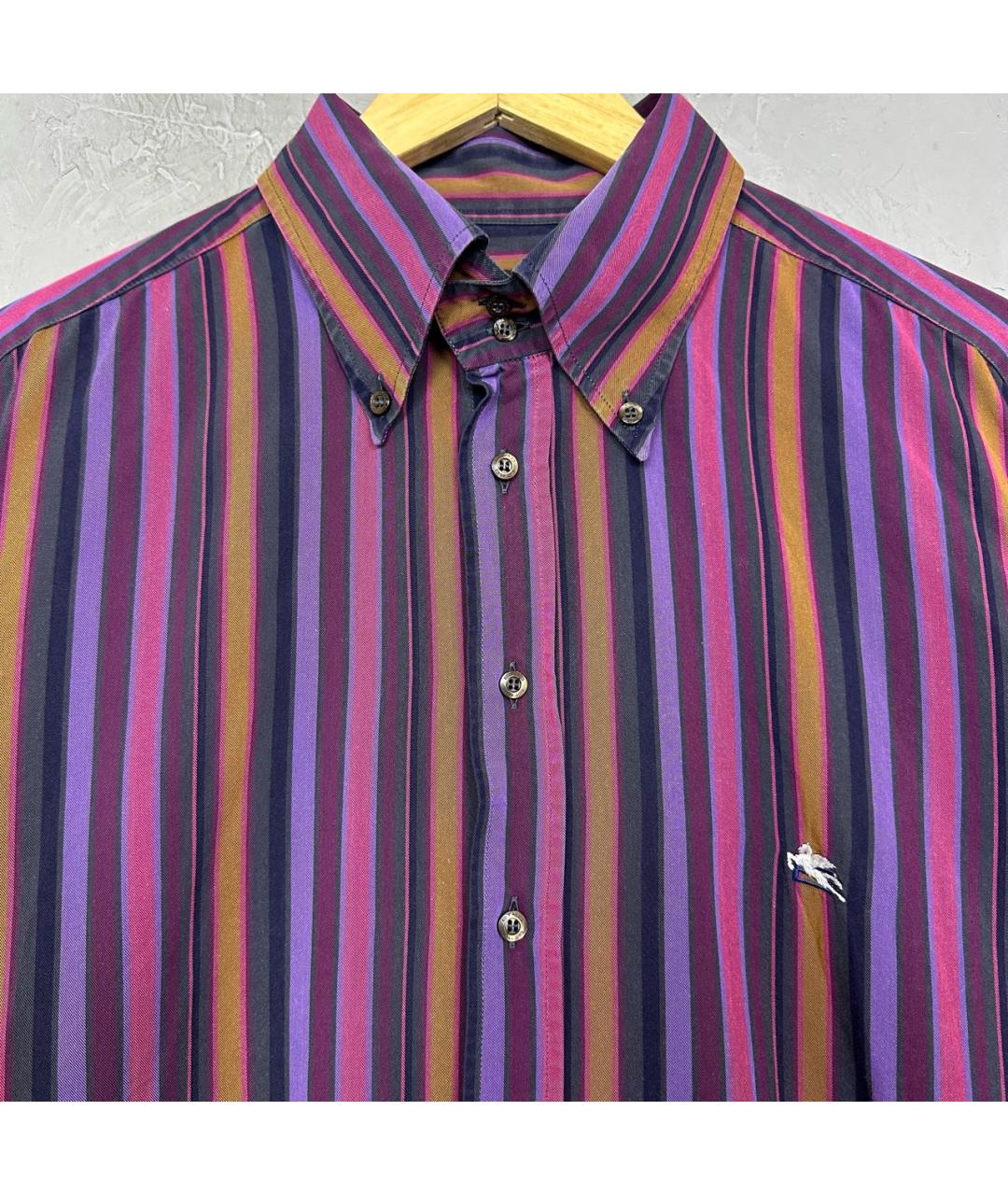 ETRO Мульти хлопко-шелковая кэжуал рубашка, фото 4