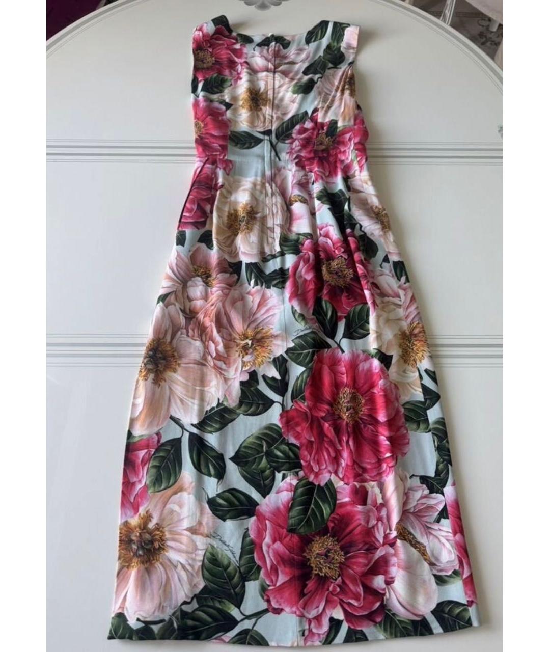 DOLCE&GABBANA Мульти вискозный сарафан, фото 2