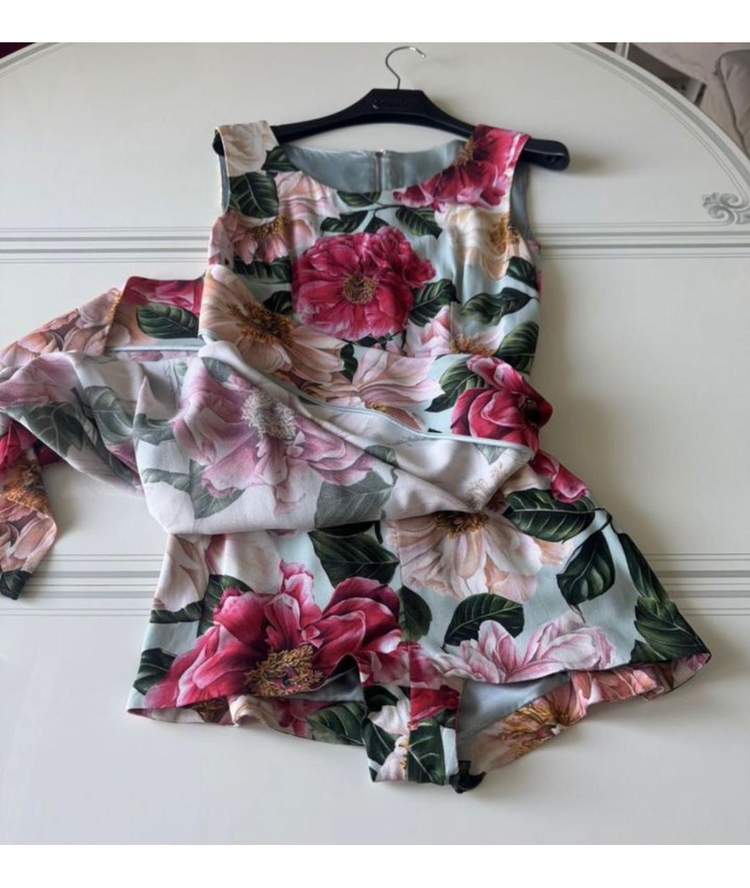 DOLCE&GABBANA Мульти вискозный сарафан, фото 3