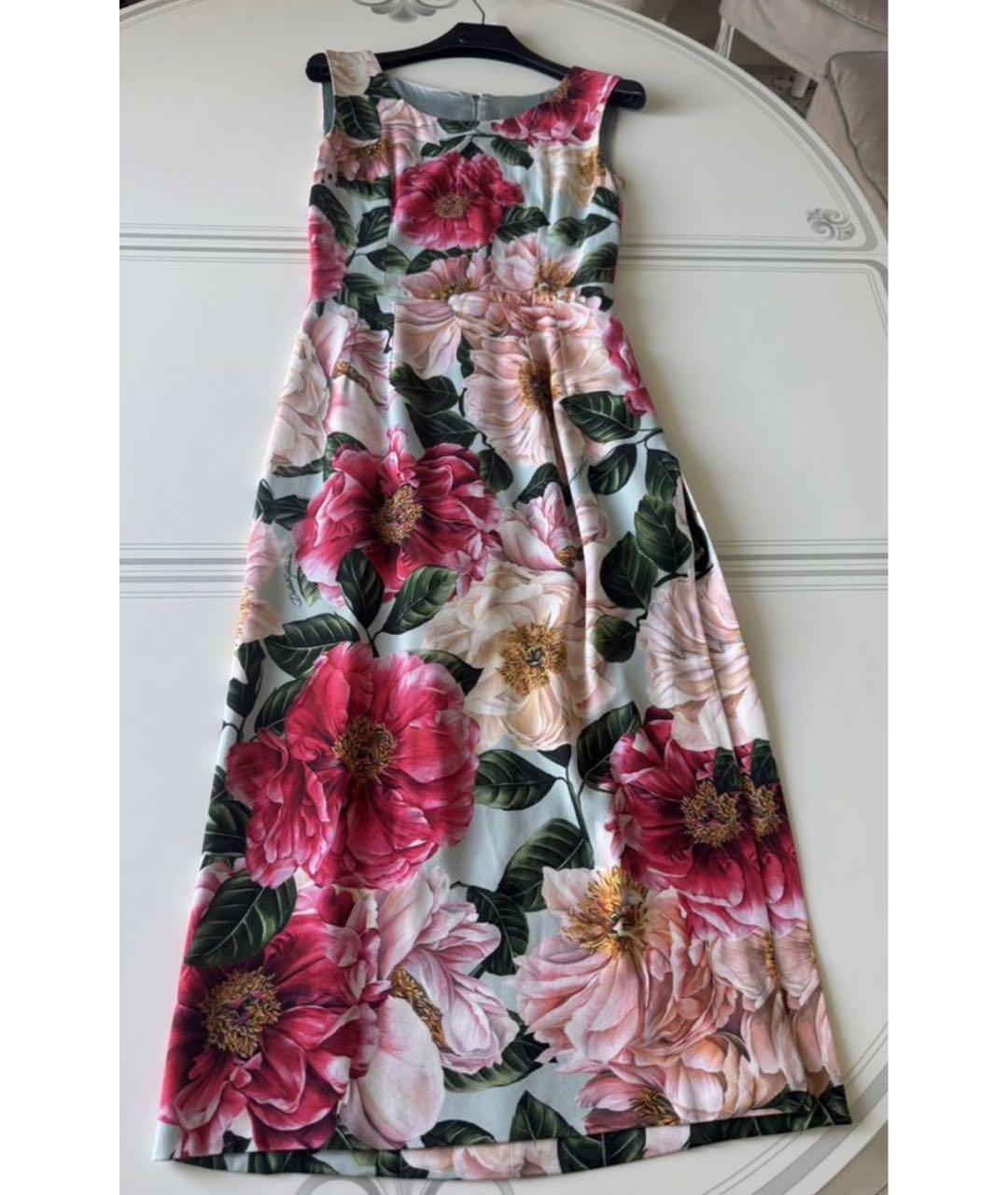 DOLCE&GABBANA Мульти вискозный сарафан, фото 6