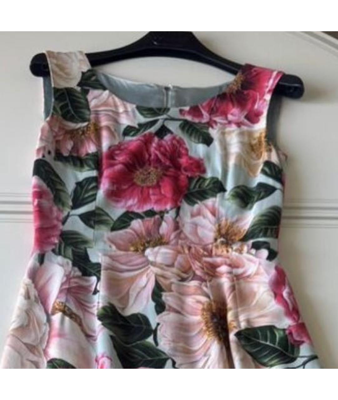 DOLCE&GABBANA Мульти вискозный сарафан, фото 4