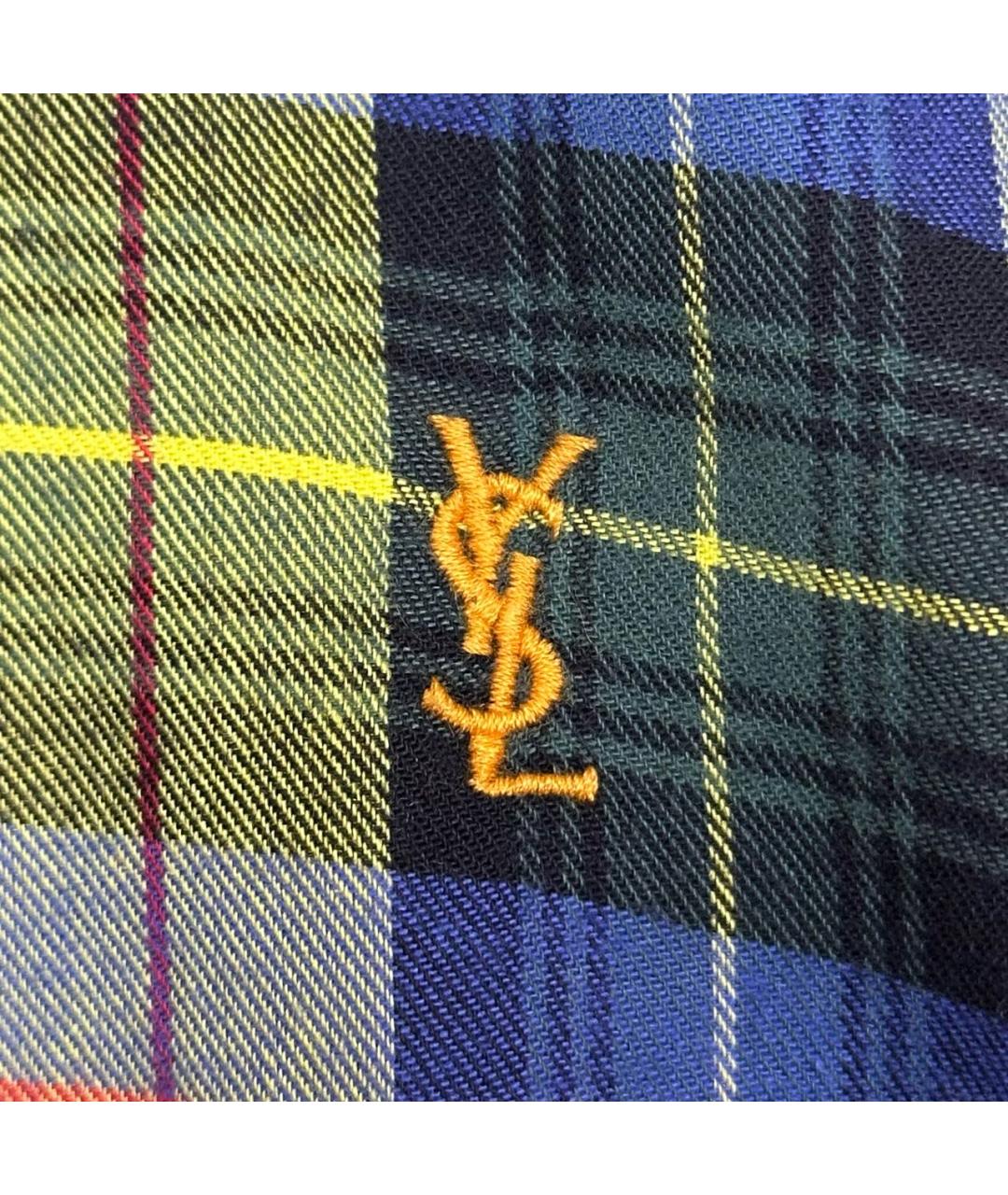 SAINT LAURENT Мульти хлопковая кэжуал рубашка, фото 6