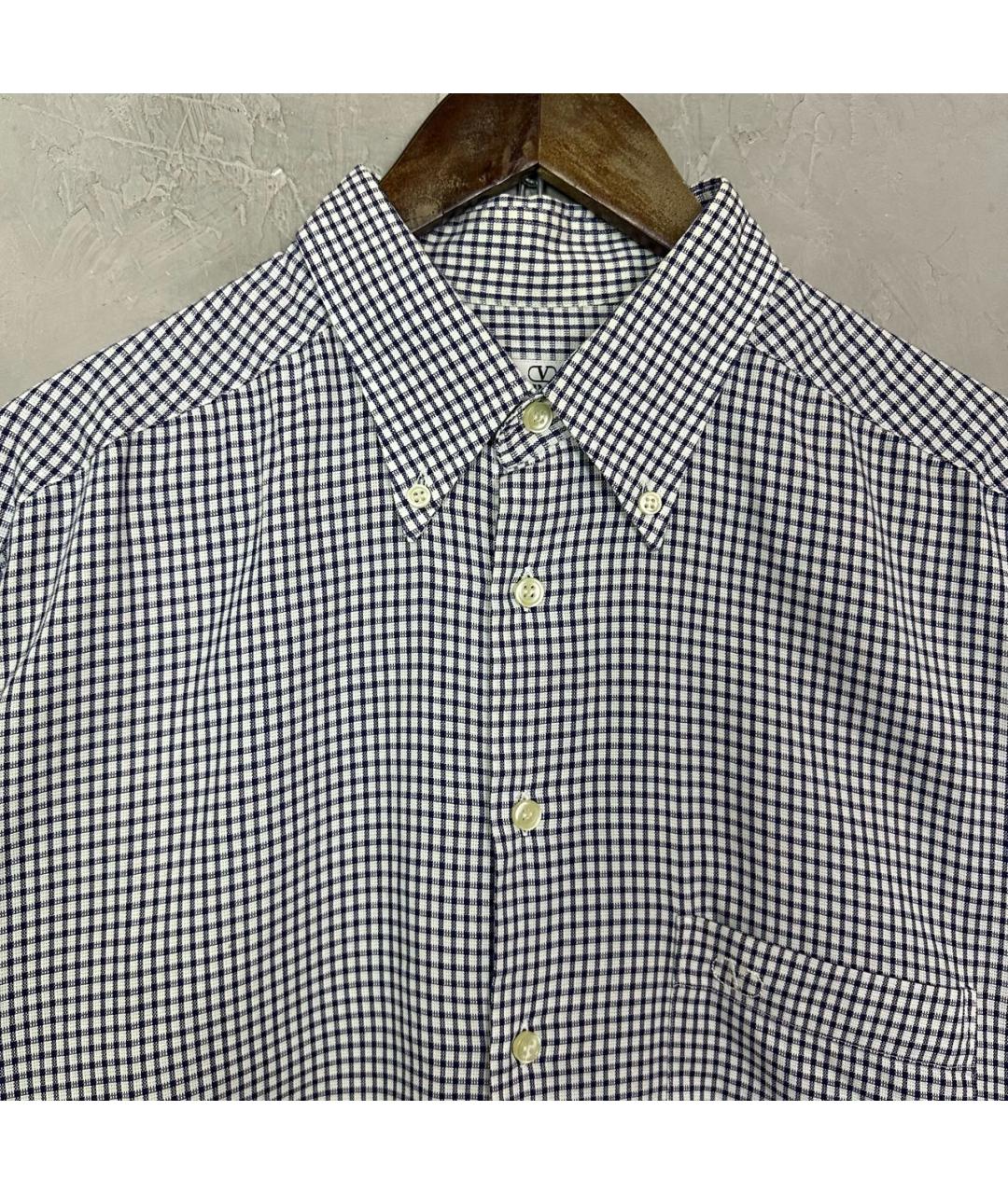 VALENTINO Белая хлопковая кэжуал рубашка, фото 2